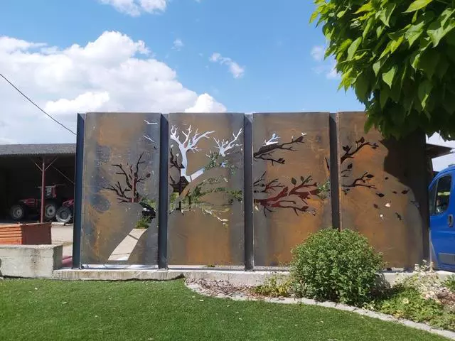 Brise-Vue Corten – vue détail